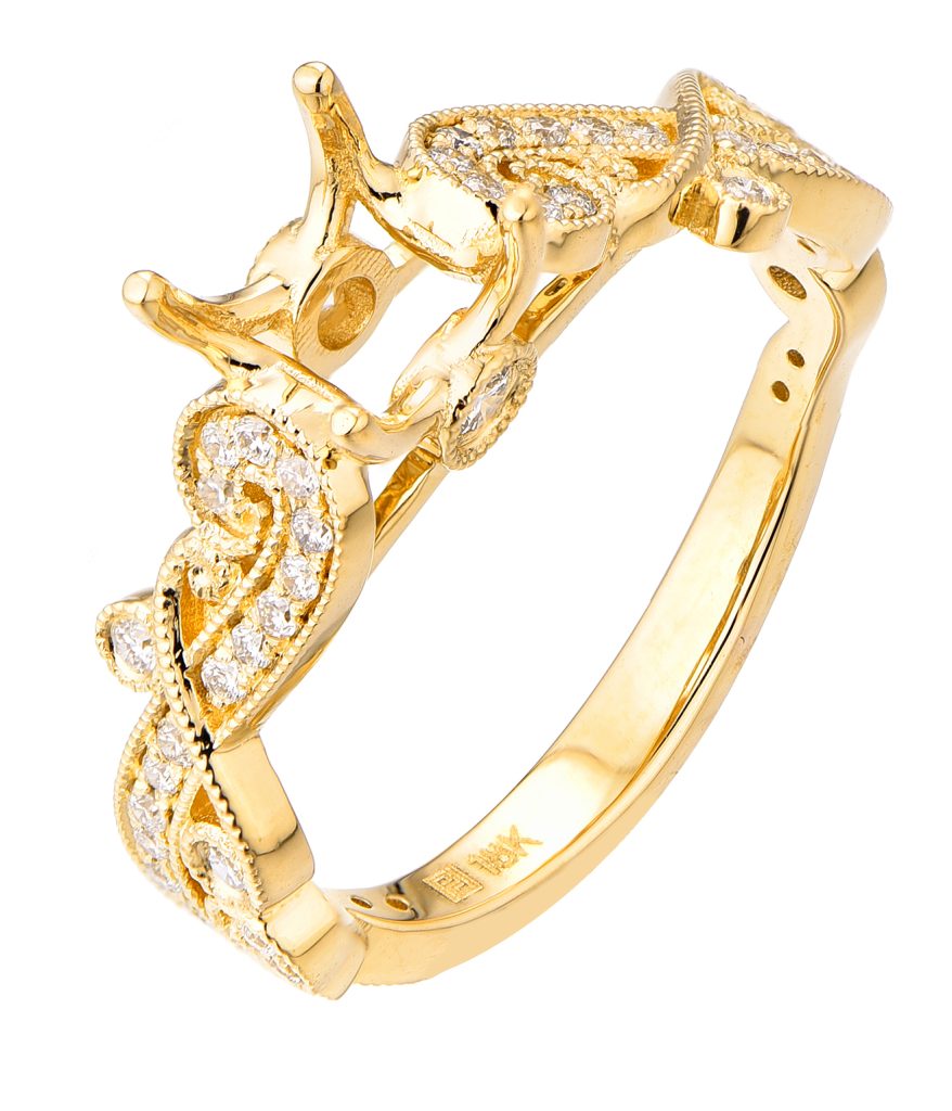 18K Gold Ring-GR00401A