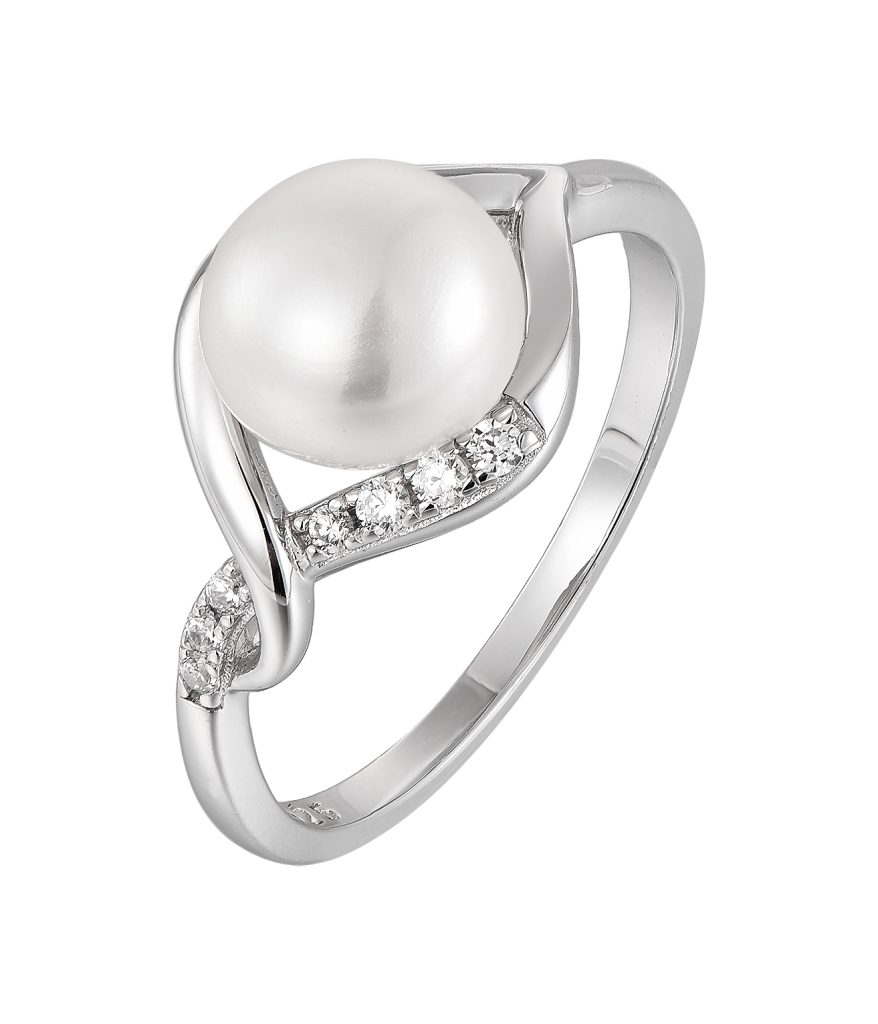 925 silver pearl ring-ML01135F