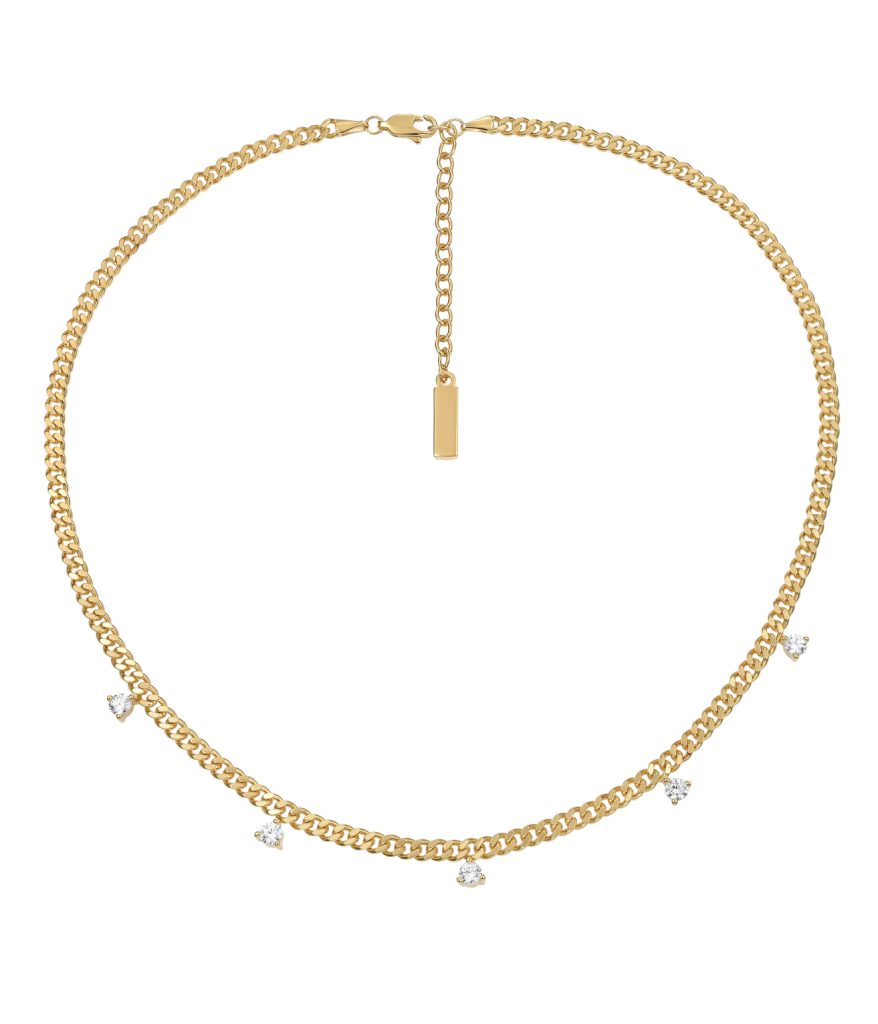 Gold Inlaid Cuban Bracelet-NC01576E
