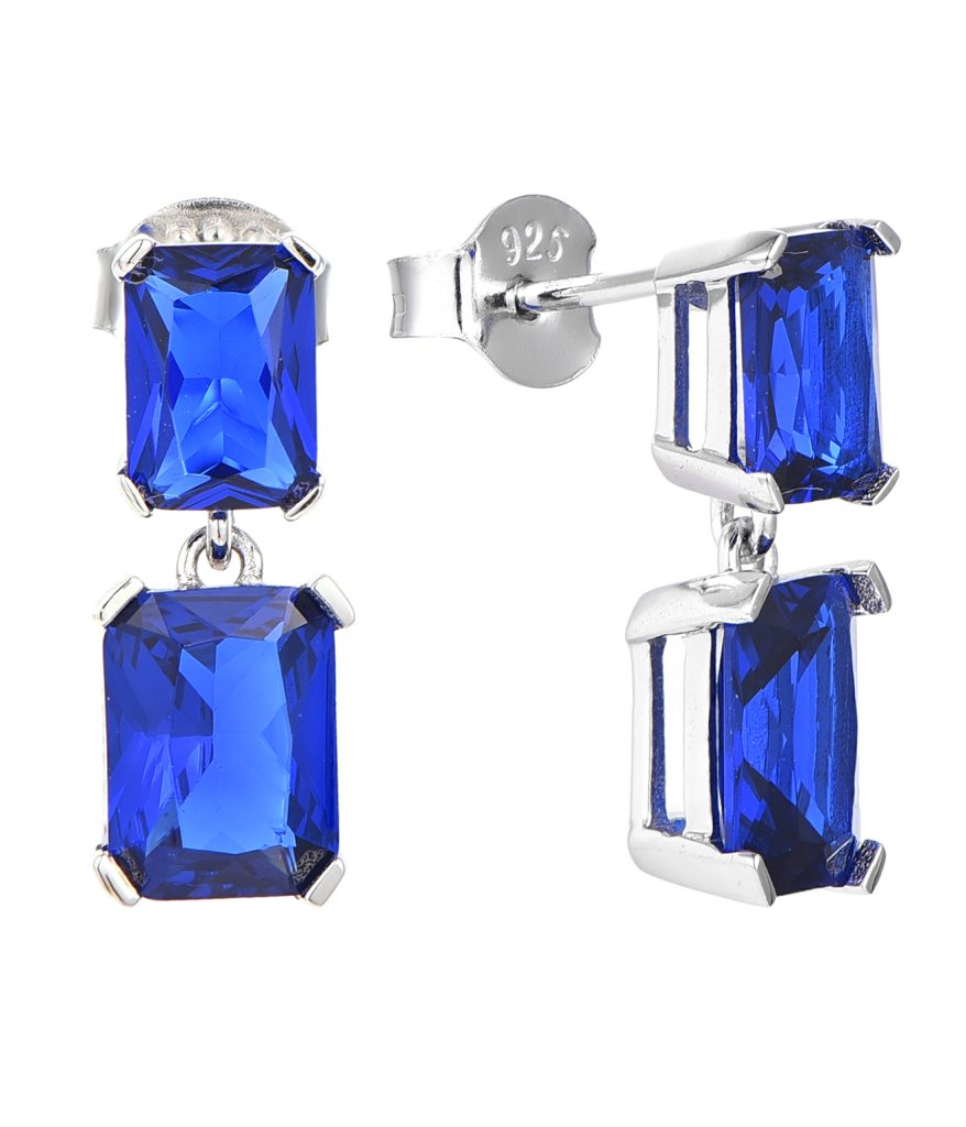 Spinel Blue Earrings-ME00683G