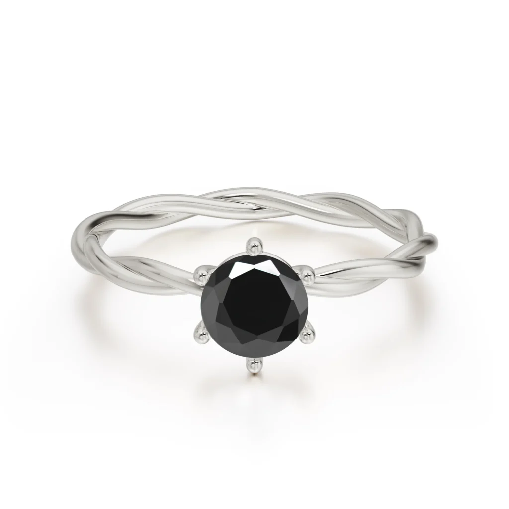 Black Onyx Silver Ring-1