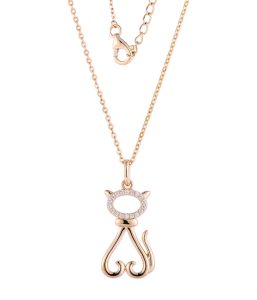 Cat Gold Necklace-GP11973B