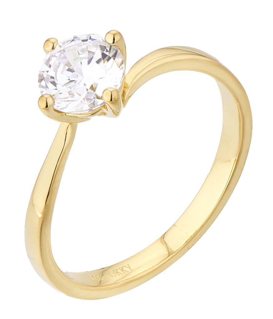 Diamond 10K Gold Ring-GR00451B