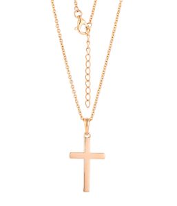 Gold Cross Necklace-GP11989A