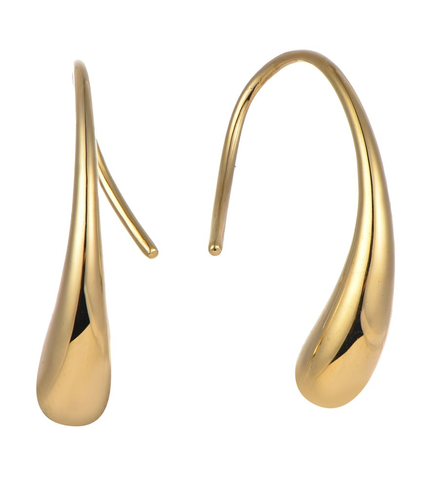 Musical Note Gold Earrings-GE03823A