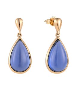 Sapphire Gold Earring-GE04333A