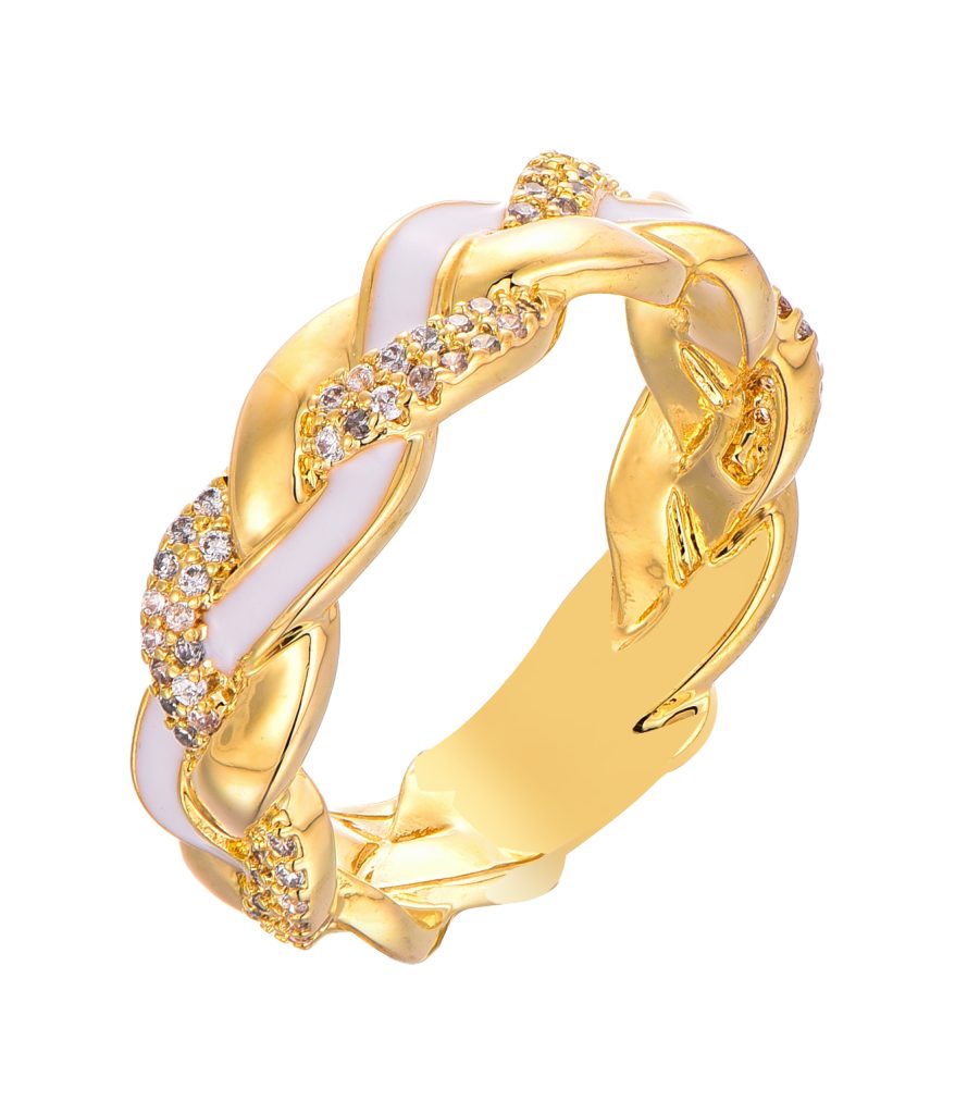 Solid Gold Ring-SR13873A (1)
