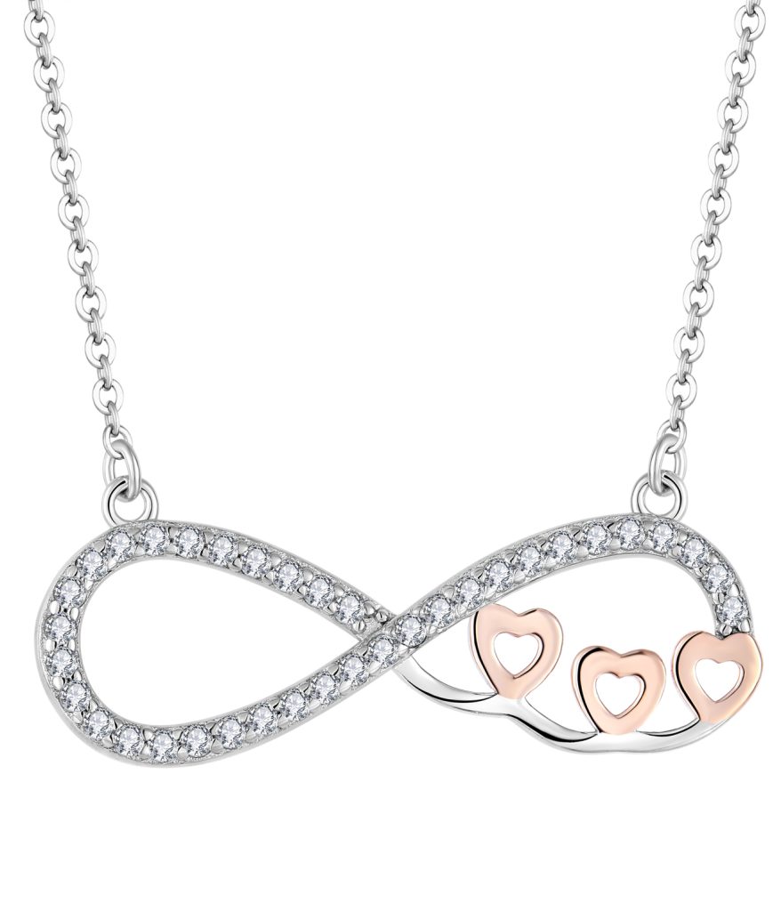 sterling silver necklace-NC01512C