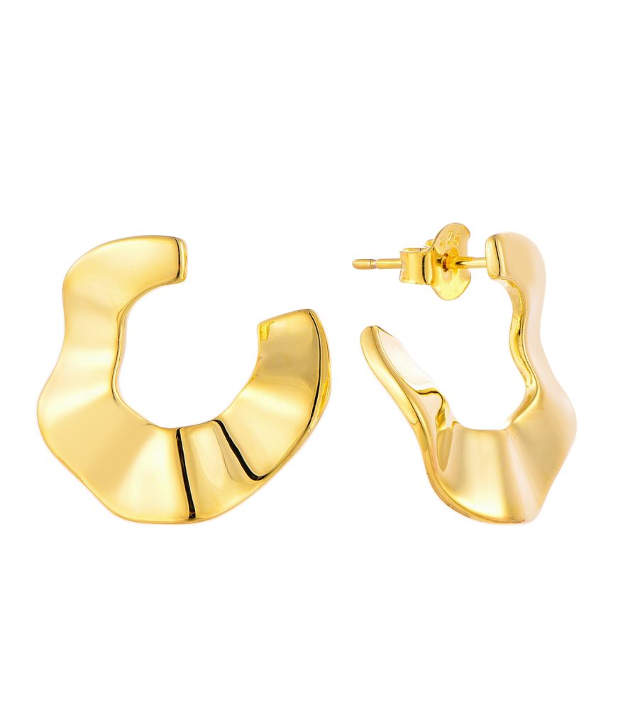Gold earrings-SE10002D