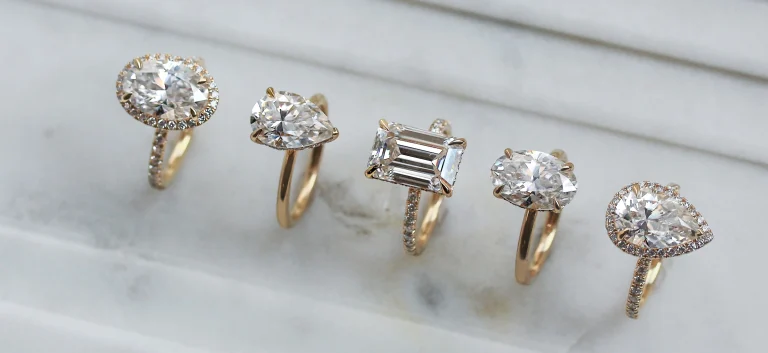 Moissanite ring