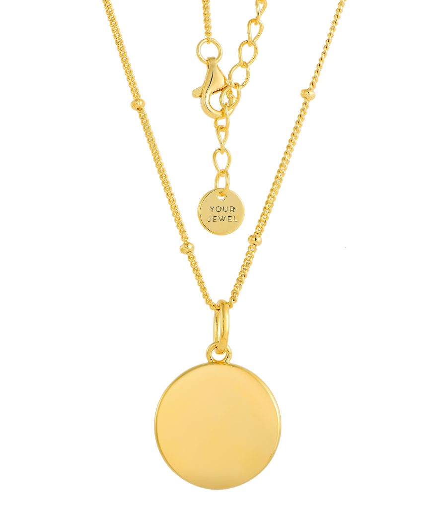 Yellow Gold Necklace-SP17959B