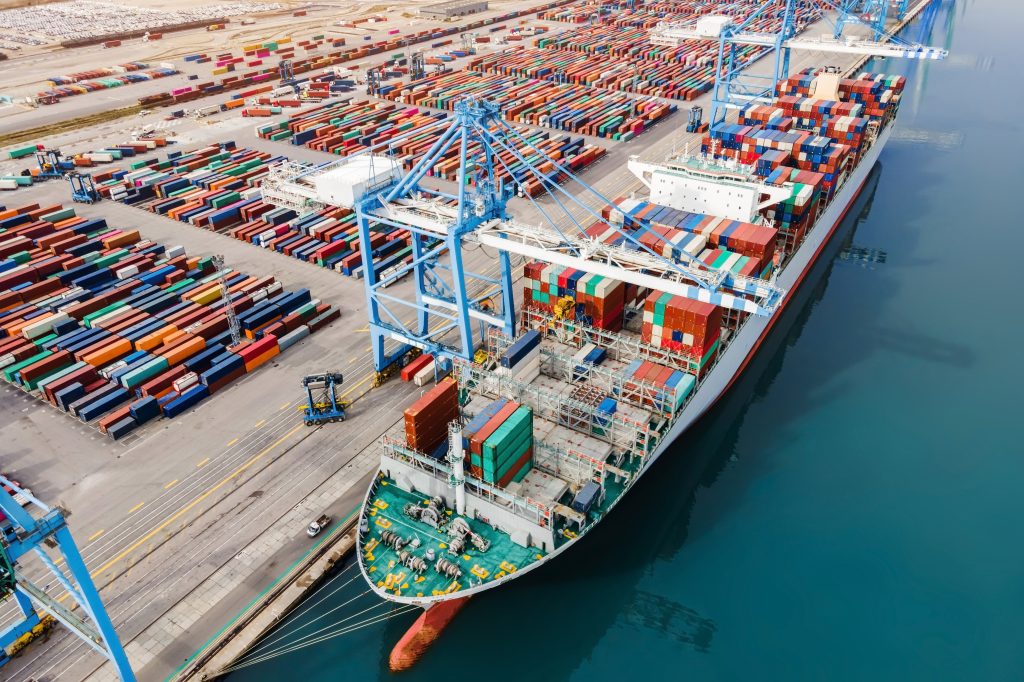 China logistics and shipping ports for jewelry export supply chain