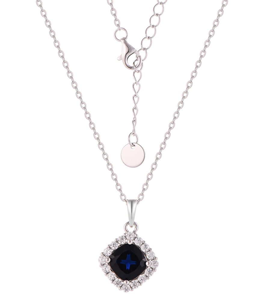 sterling silver necklace-SPC3480W
