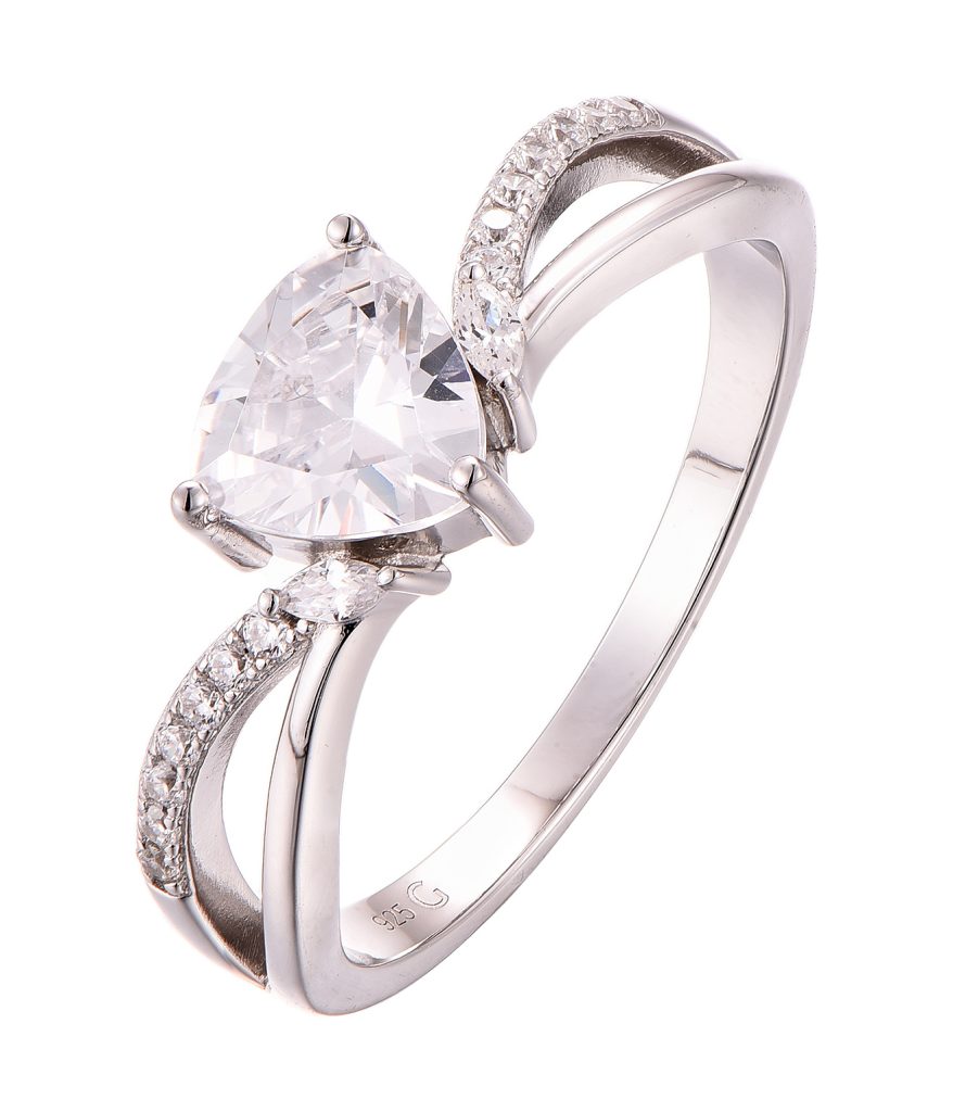minimalist sterling silver fashion ring-ML06293H