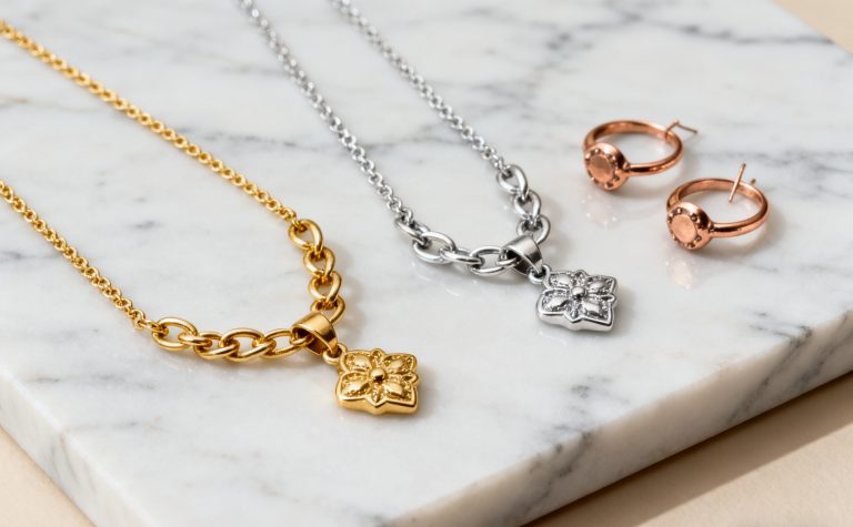 Gold Silver Copper Jewelry