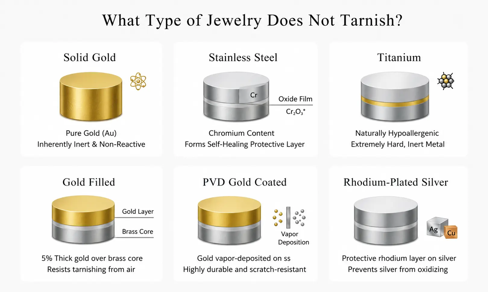 What Type of Jewelry Does Not Tarnish