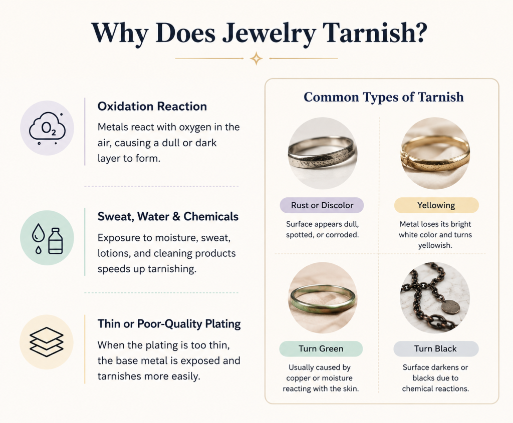 why does jewelry tarnish