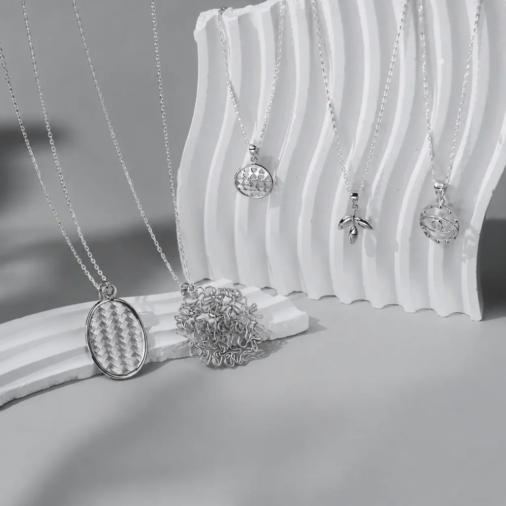 Silver plated jewelry coating and base metal structure