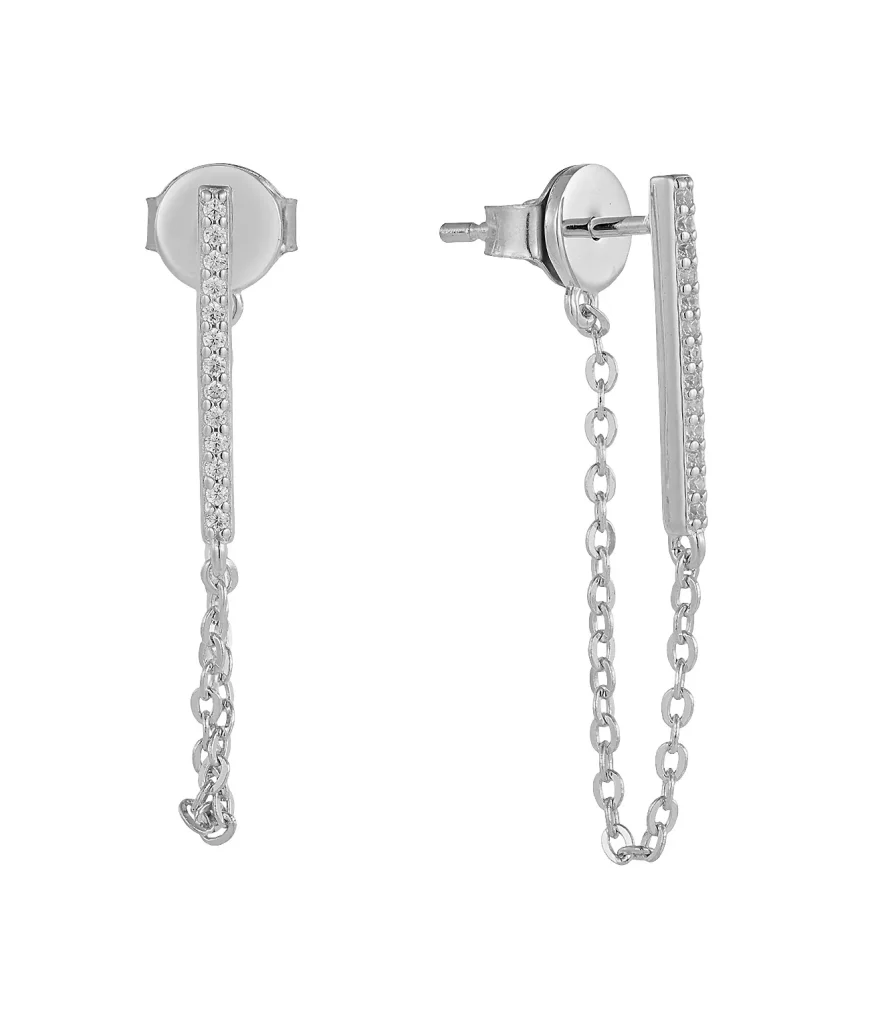 925 sterling silver earrings for sensitive earrings-SE20214B