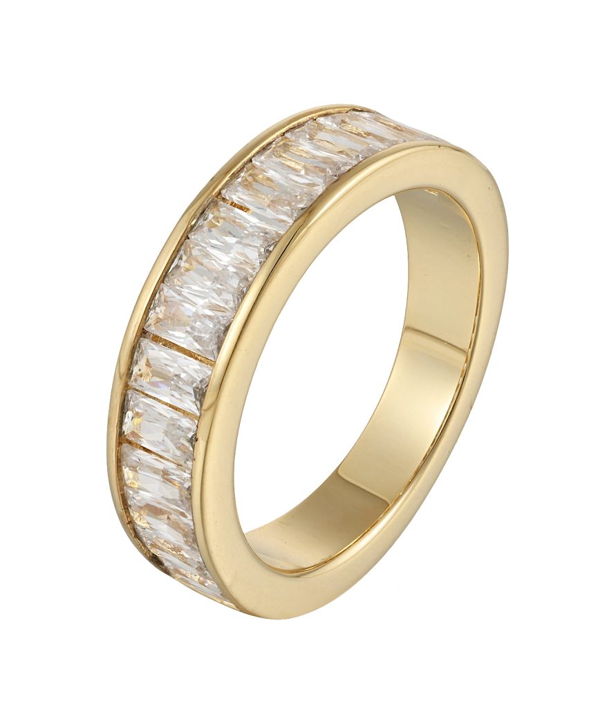 Gold plated brass jewelry-SR12735E