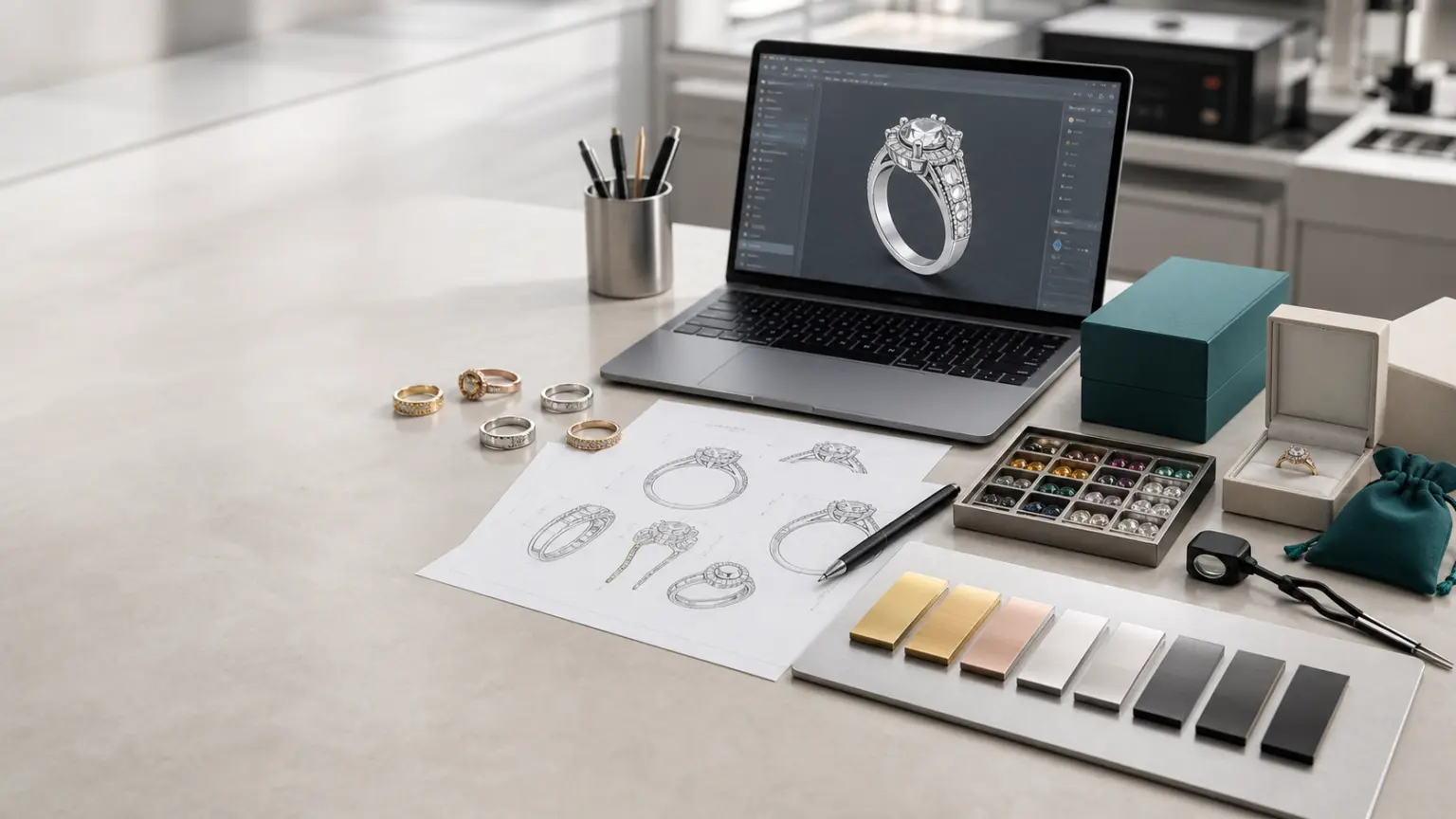 ODM jewelry manufacturing with customizable jewelry collections
