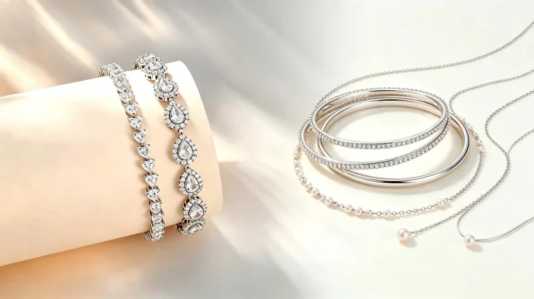 OEM silver tennis bracelet manufacturer