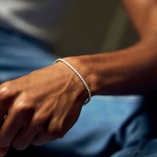 Quality inspection of wholesale silver tennis bracelets