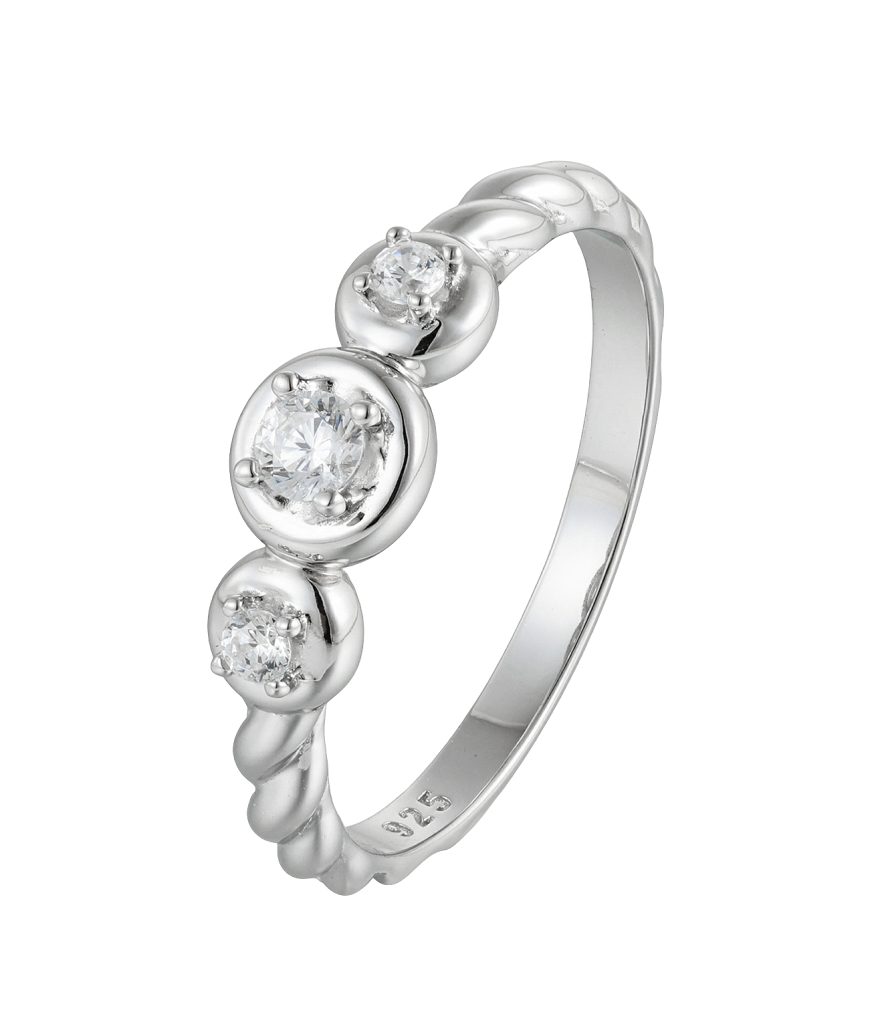 Wholesale custom sterling silver engagement ring-SR21216B