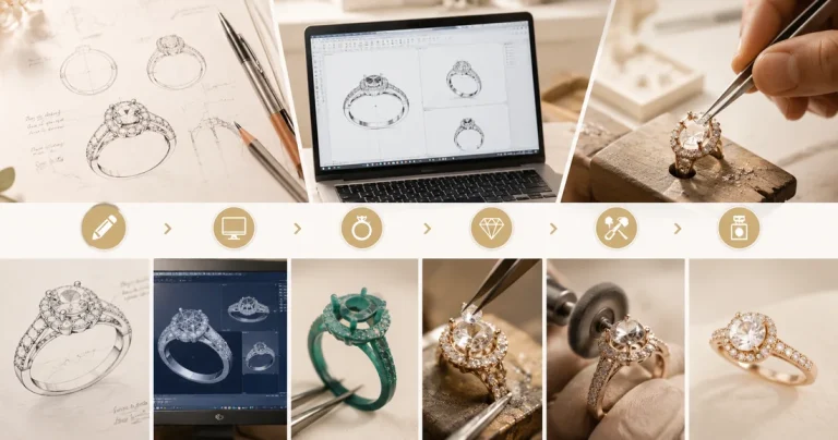 custom silver jewelry manufacturing factory producing 925 sterling silver jewelry