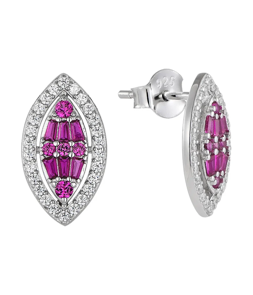 custom 925 silver earrings for wholesale-SE14091B