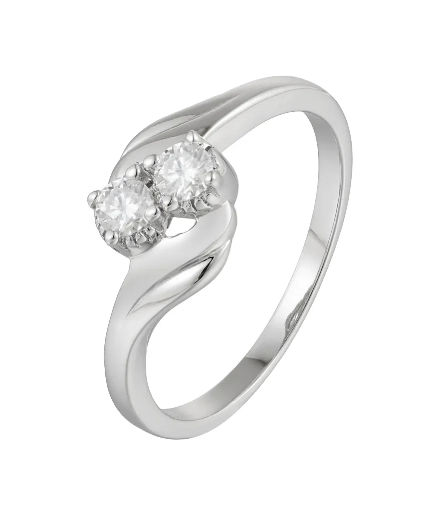 gemstone setting for sterling silver ring-SR02070D