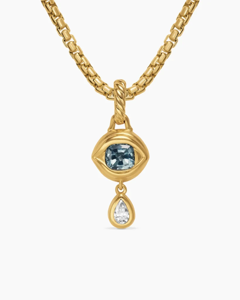 Gold vermeil necklace on 925 sterling silver-SP23791A