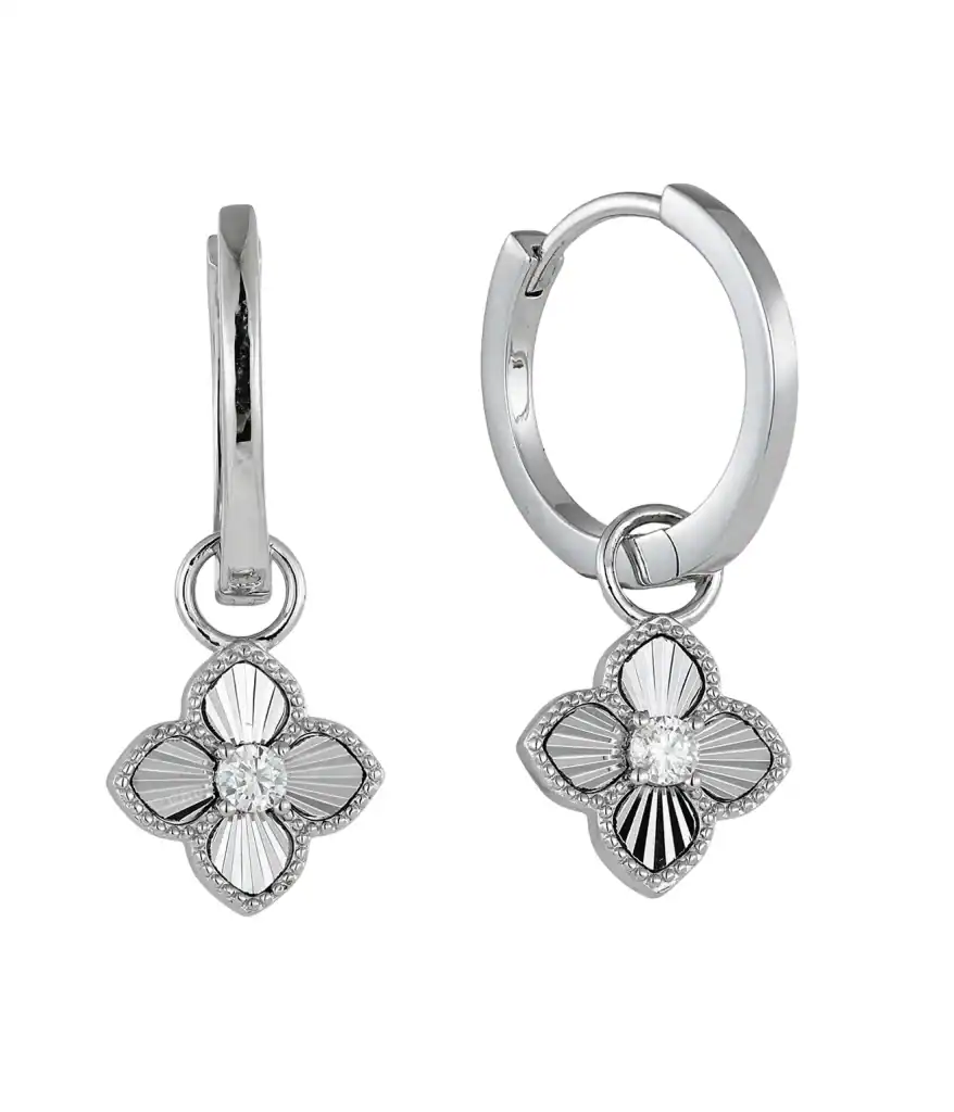 wholesale sterling silver earrings-SE12382D