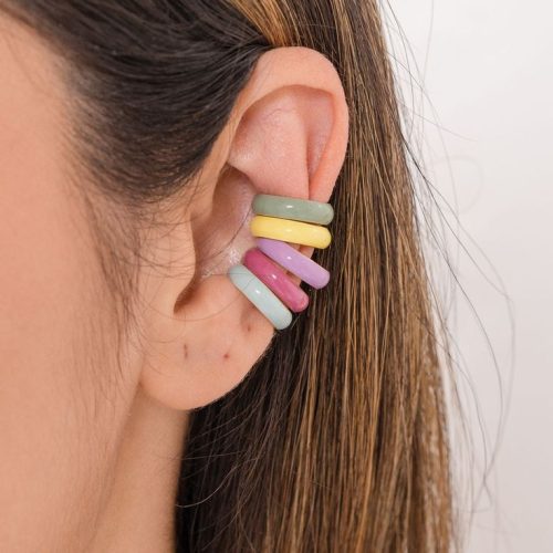 colored e coated jewelry earrings