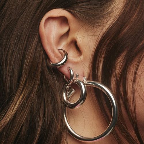 transparent e coating on sterling silver earrings